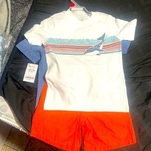 Children Top (x2) Shorts outfit